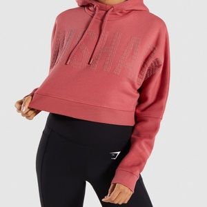 Gymshark print crop pullover